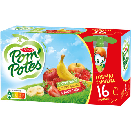 COMPOTES POM'POTES MIX 6X16X90G