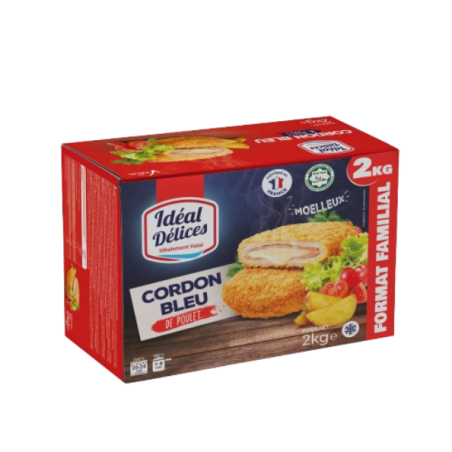 CORDON BLEU DE POULET IDEAL DELICES HALAL 2KG