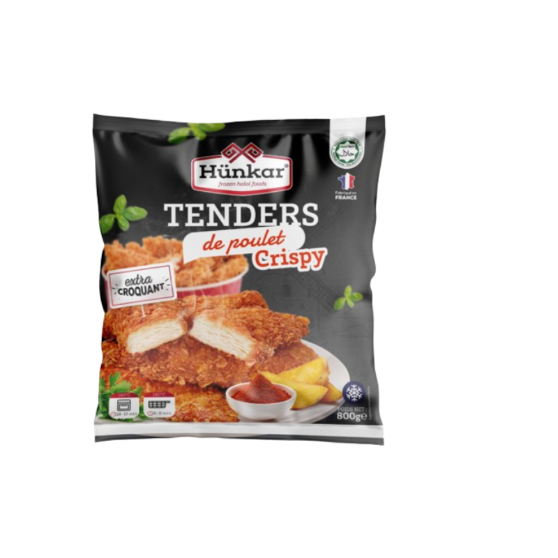 TENDERS CRISPY DE POULET HALAL HUNKAR 10X800GR