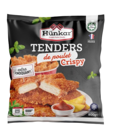 TENDERS CRISPY DE POULET HALAL HUNKAR 10X800GR
