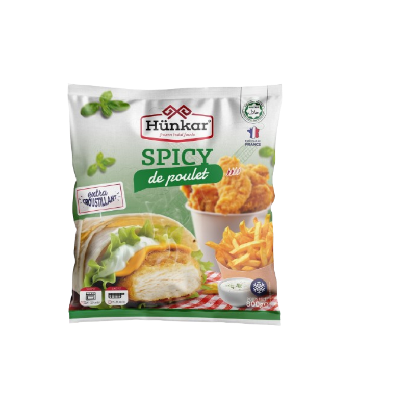 TENDERS DE POULET SPICY HALAL 10X800GR