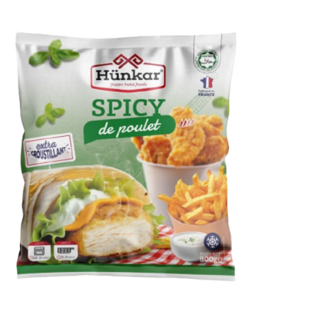 TENDERS DE POULET SPICY HALAL 10X800GR