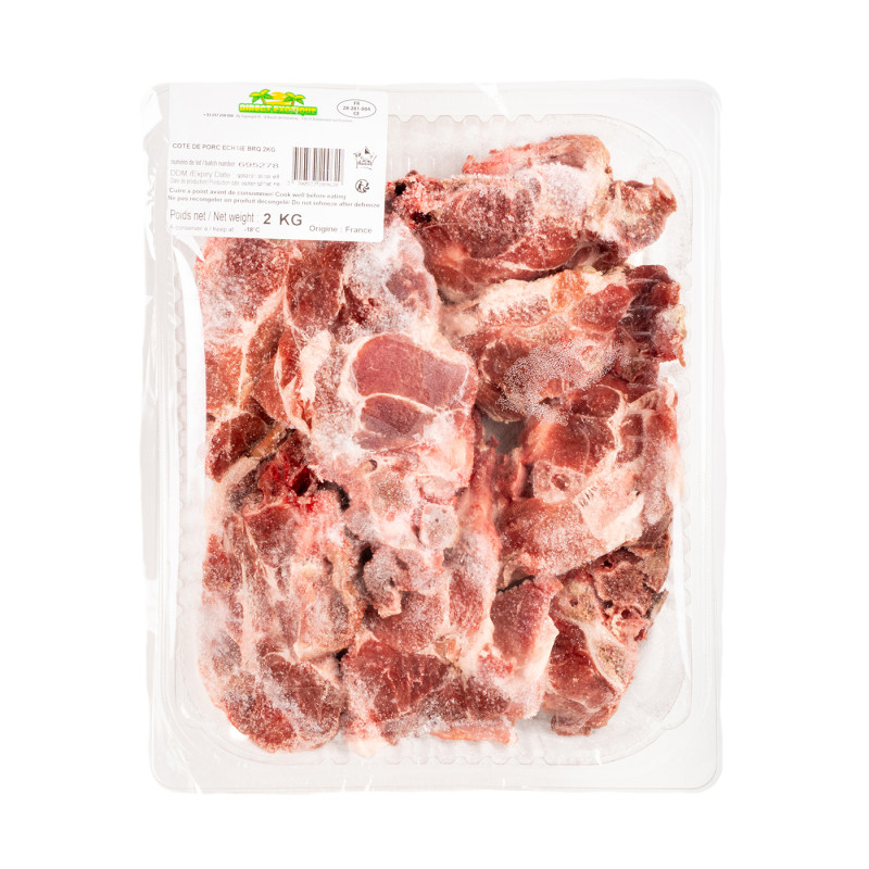COTE DE PORC ECHINE VPF BARQ 6X2KG