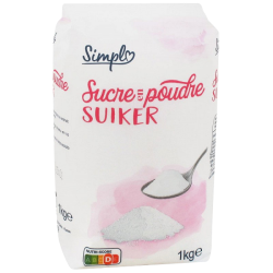 SUCRE EN POUDRE SIMPLY 1KG
