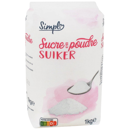 SUCRE EN POUDRE SIMPLY 1KG