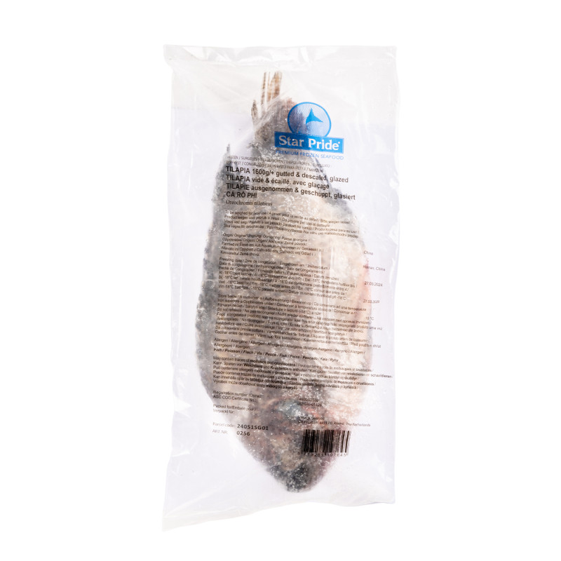 TILAPIA G/V 1600G+ 25%GLZ 10KG
