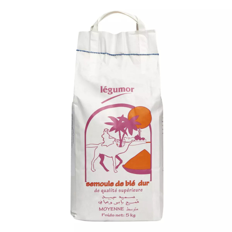 SEMOULE MOYENNE LEGUMOR 5KG