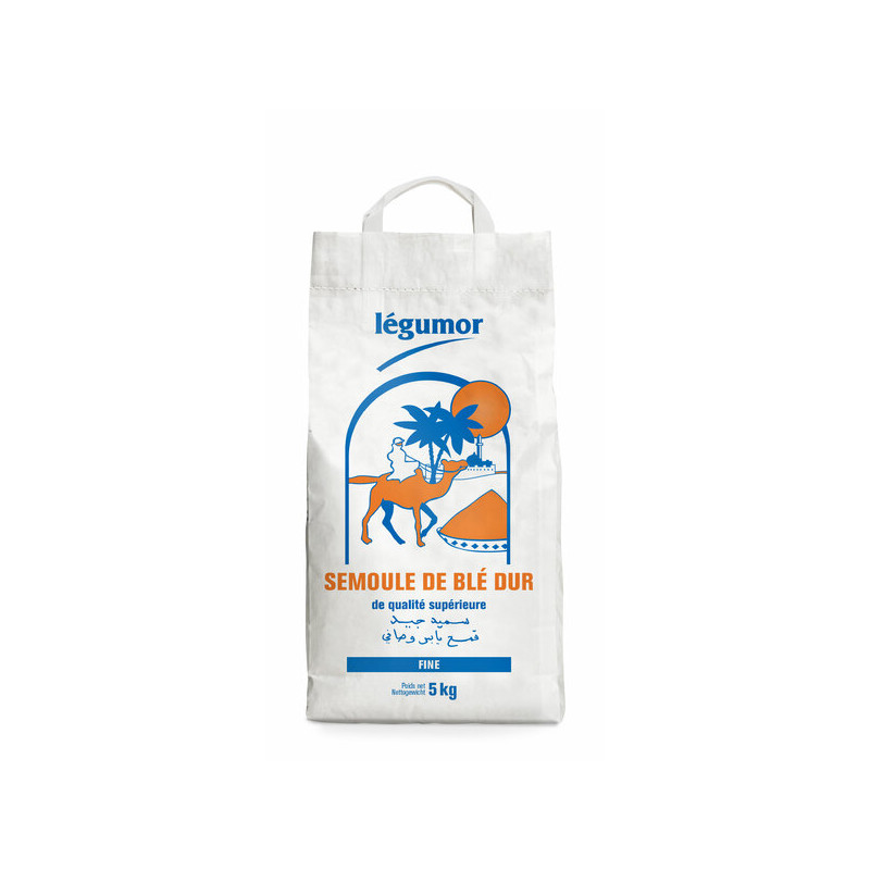 SEMOULE DE BLE FINE LEGUMOR 5KG