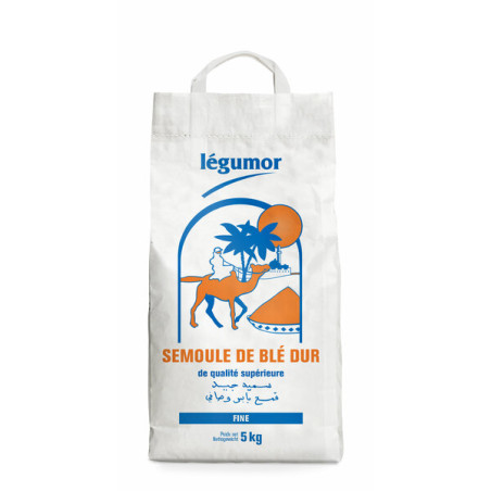 SEMOULE DE BLE FINE LEGUMOR 5KG
