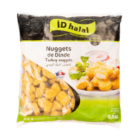 NUGGETS DE DINDE ID HALAL 2X2.5KG