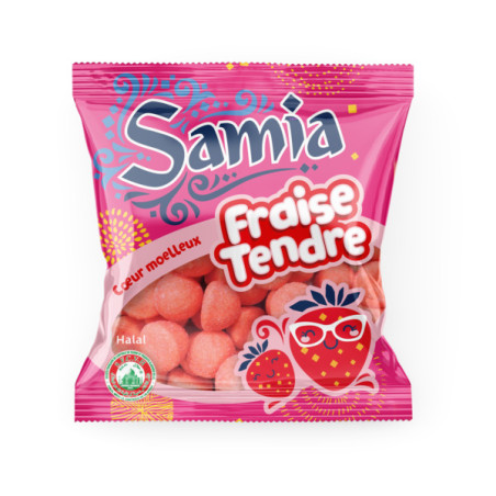 BONBON FRAISE TENDRE 18X90G SAMIA