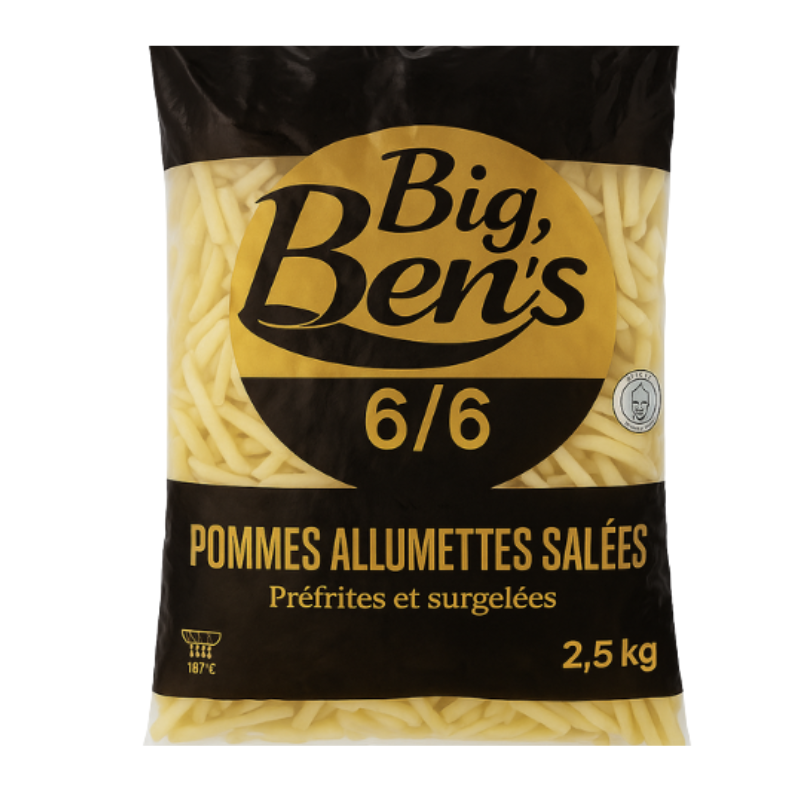 FRITE 6/6 PRE-SALEES HALAL 4X2.5KG