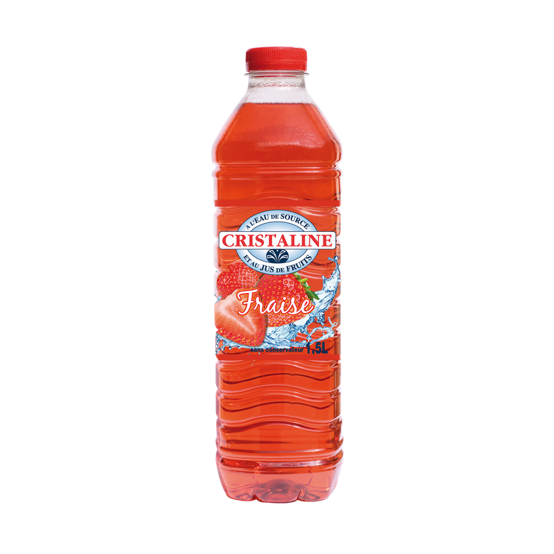 EAU CRISTALINE GOUT FRAISE 6X1.5L