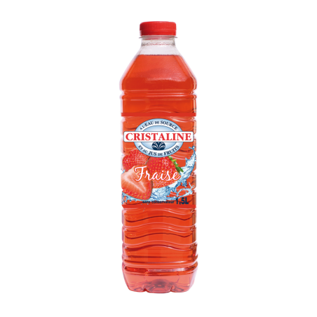 EAU CRISTALINE GOUT FRAISE 6X1.5L