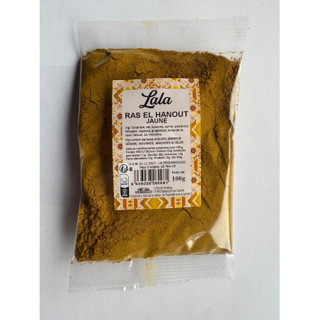 RAS EL HANOUT JAUNE LALA 20X100G