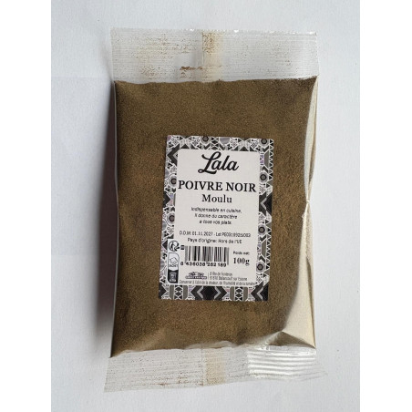 POIVRE NOIR MOULU LALA 20X100G