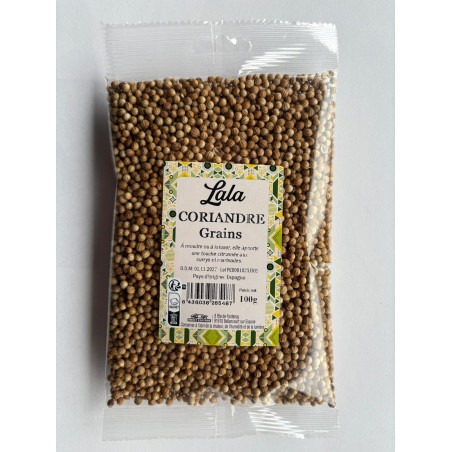 CORIANDRE GRAINS LALA 15X100G