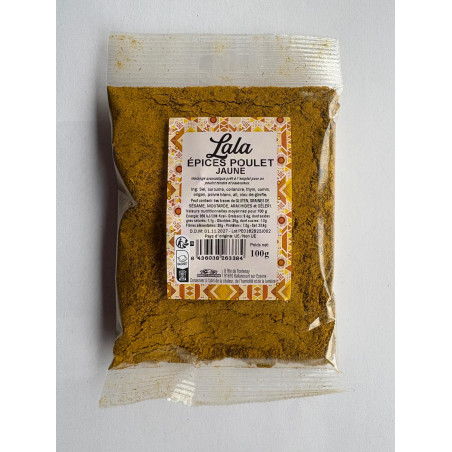 EPICES POULET JAUNE LALA 20X100G