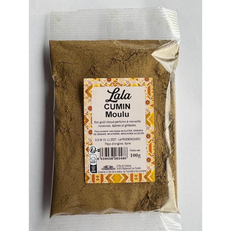 CUMIN MOULU LALA 20X100G