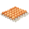 OEUFS BRUNS TAILLE M 6X30 OEUFS/COLIS