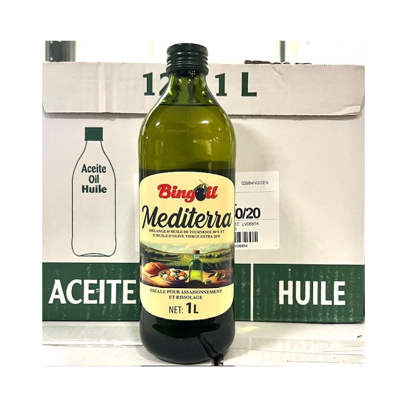 HUILE D'OLIVE BINGOIL 12X1L