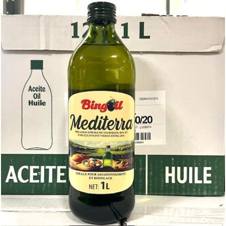 HUILE D'OLIVE BINGOIL 12X1L