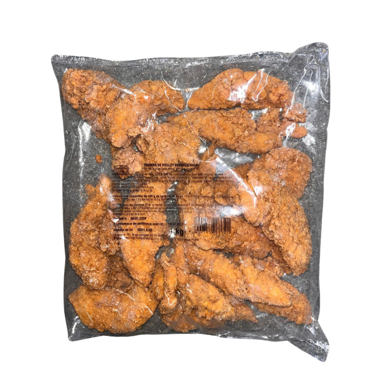 TENDERS DE POULET PREMIUM EPICES HALAL 5X1KG