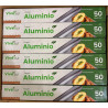 PAPIER ALUMINIUM 50M 24 BOITES