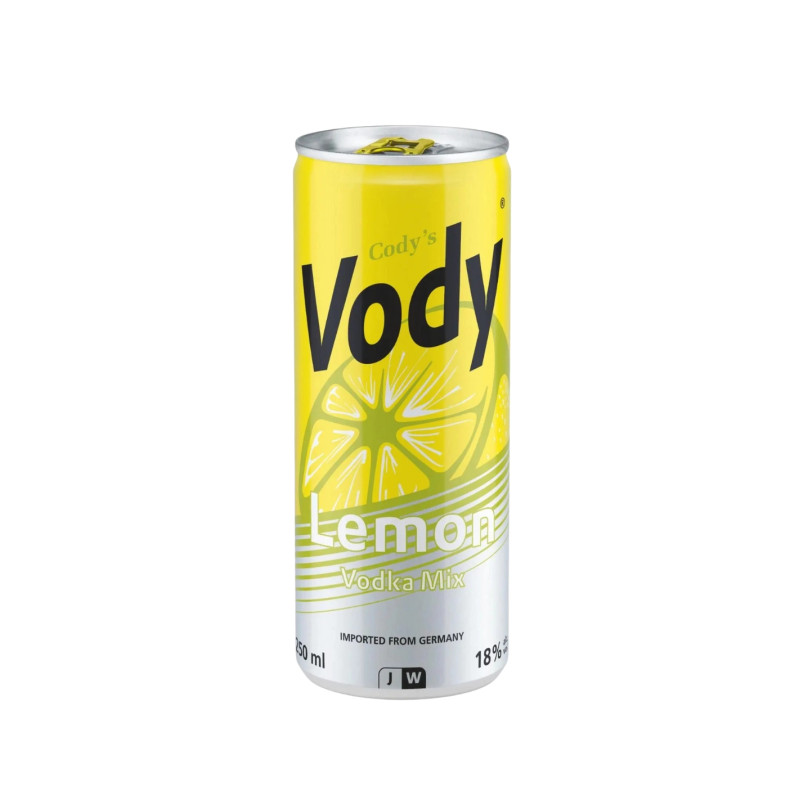 VODKA CODY'S VODY CITRON 24X25CL