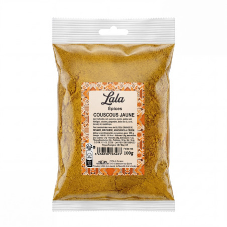EPICES COUSCOUS JAUNE LALA 20X100G