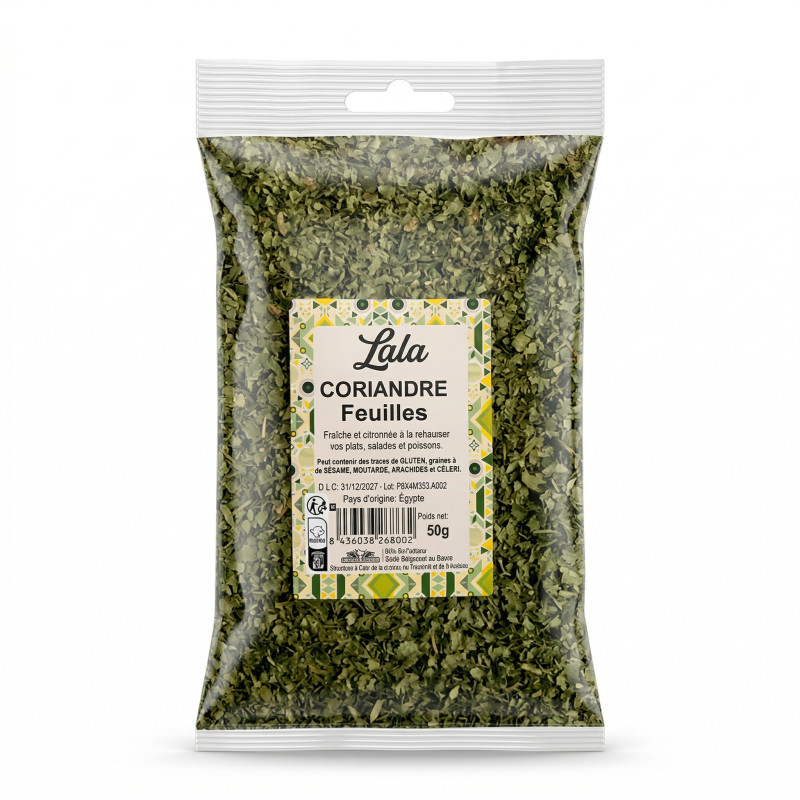 CORIANDRE FEUILLES LALA 10X50G
