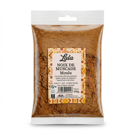 NOIX DE MUSCADE MOULUE LALA 20X100G