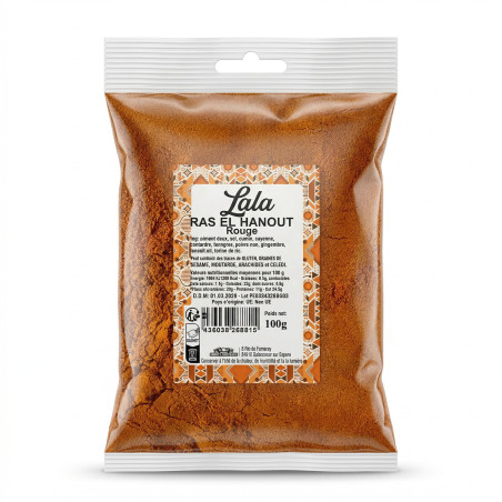 RAS EL HANOUT ROUGE LALA 20X100GR
