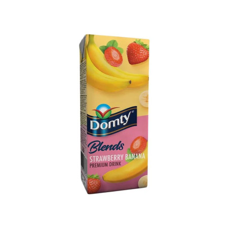 NECTAR FRAISE-BANANE DOMTY 12X1L