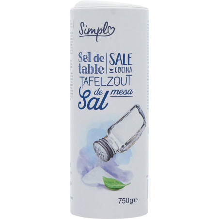 SEL DE TABLE SIMPL 15X750GR