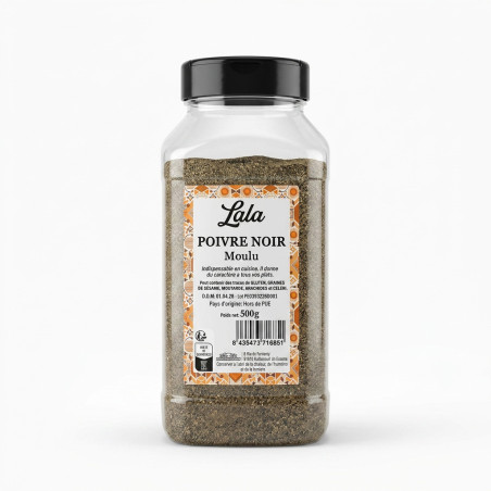 POIVRE NOIR MOULU LALA 9X500G