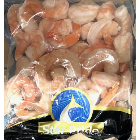CREVETTE CUITE DECO 21/25 20%GLZ 10X1KG