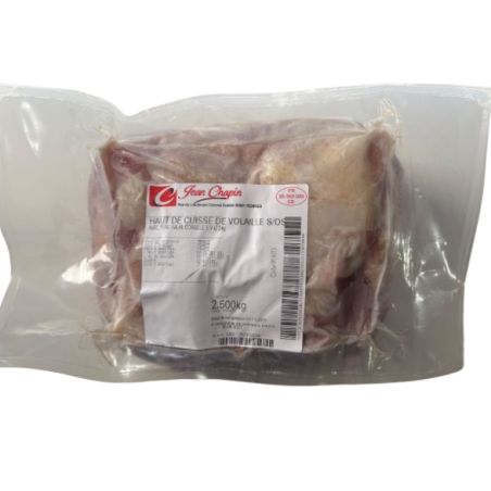 HAUT DE CUISSE DE POULET HALAL S/OS A/P 4X2.5KG