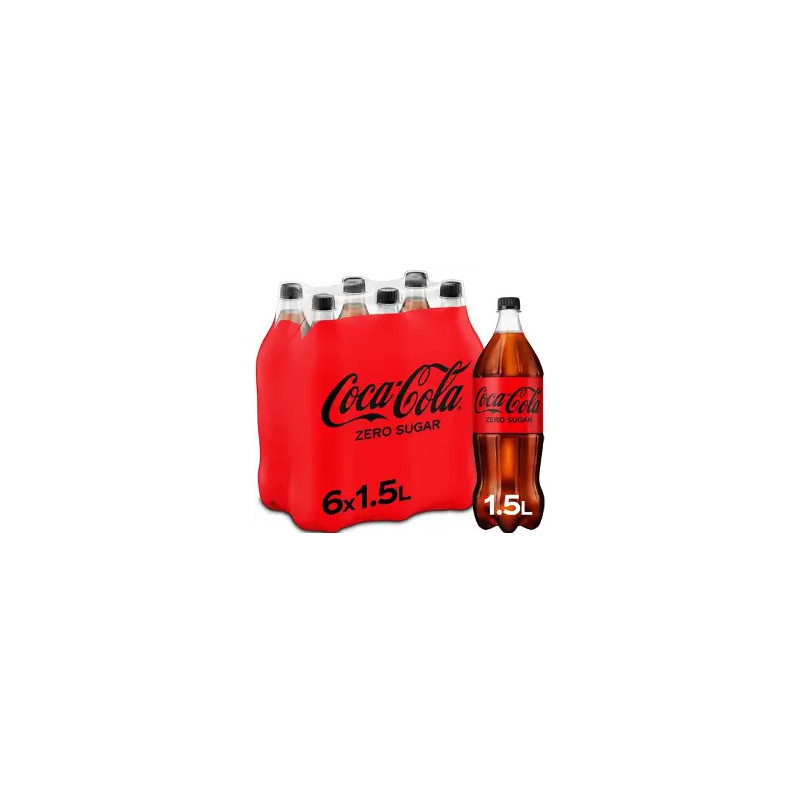 COCA COLA ZERO 6X1.5L